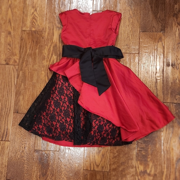 Girls' Red Formal Dress - Picture 2 of 3